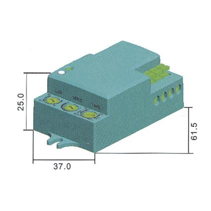 Senzor pohybu mikrovlnný MW B 360° 1200W/230V bílý