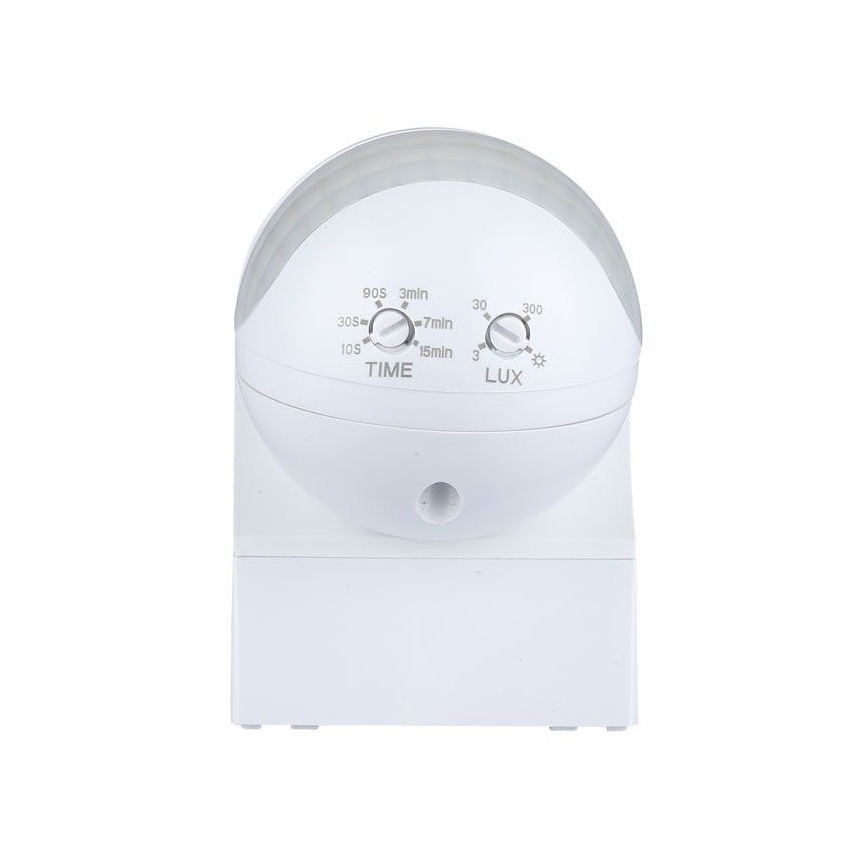 Senzor pohybu PIR 180° 800W/230V IP44 bílá