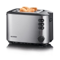 Severin AT 2514 - Topinkovač s dvěma otvory 850W/230V nerez/černá