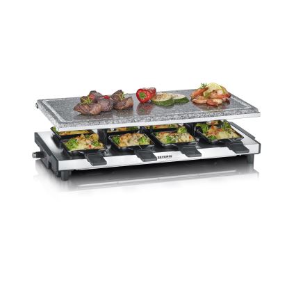 Severin RG 2374 - Raclette gril s lávovým kamenem 1500W/230V