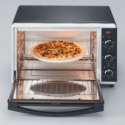 Severin TO 2058 - Horkovzdušná trouba s grilem a pizza kamenem 1800W/230V 42 l černá