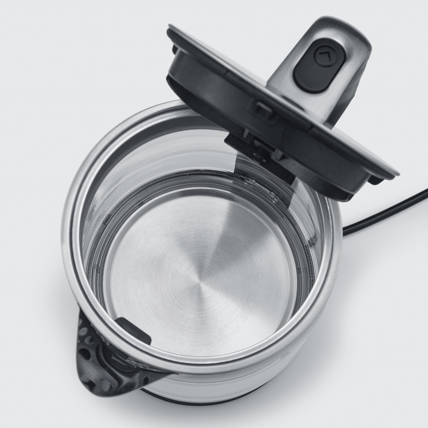 Severin WK 3420 - Rychlovarná konvice 1,7 l 2200W/230V nerez/sklo