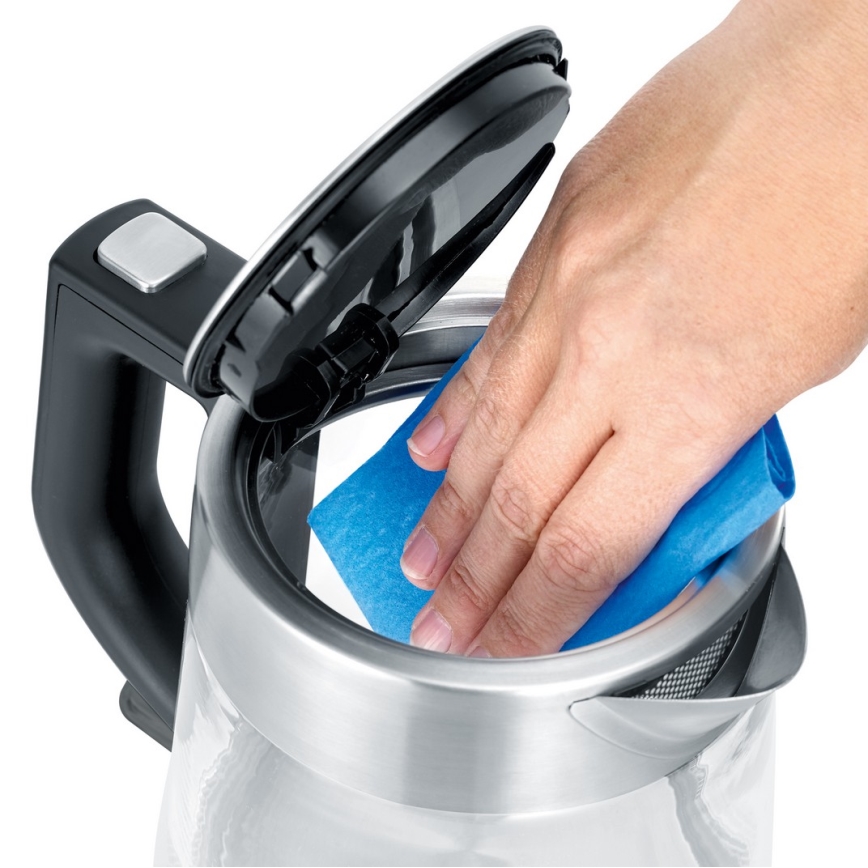 Severin WK 3468 - Rychlovarná konvice 1 l 2200W/230V nerez/sklo