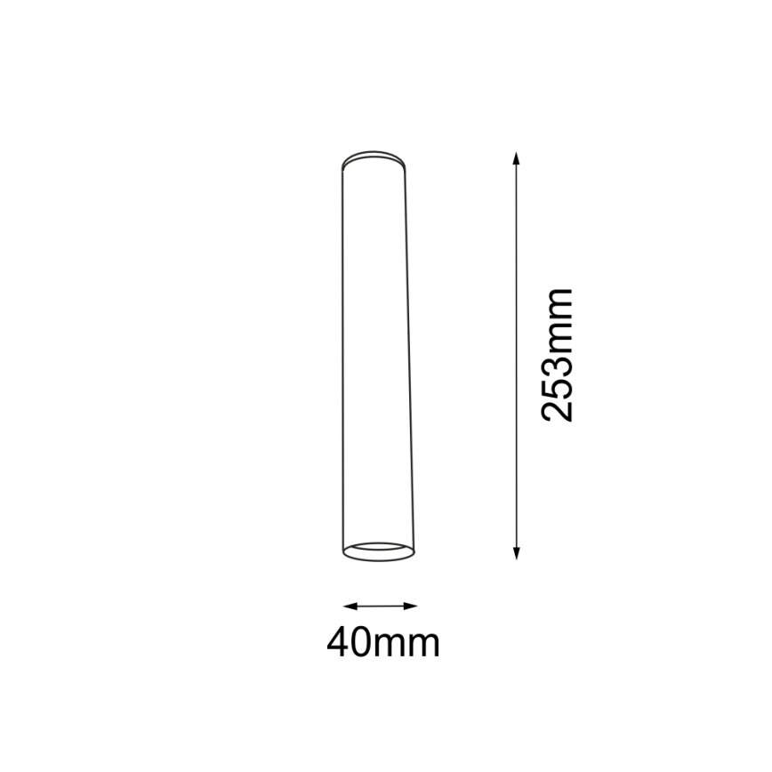 Shilo - Bodové svítidlo 1xGU10-MR11/15W/230V černá