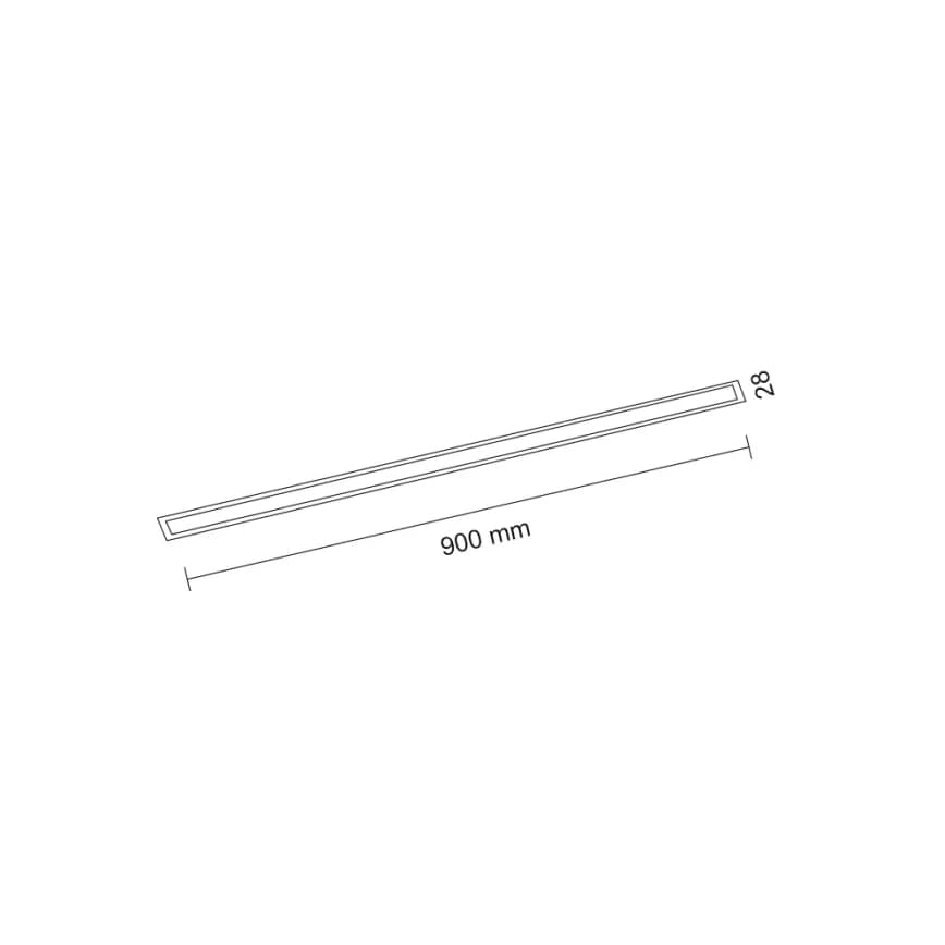 Shilo - LED Podhledové svítidlo LED/9W/230V 3000K CRI 90 černá