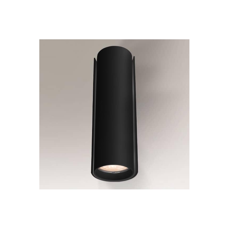 Shilo - Nástěnné svítidlo 2xGU10/15W/230V černá