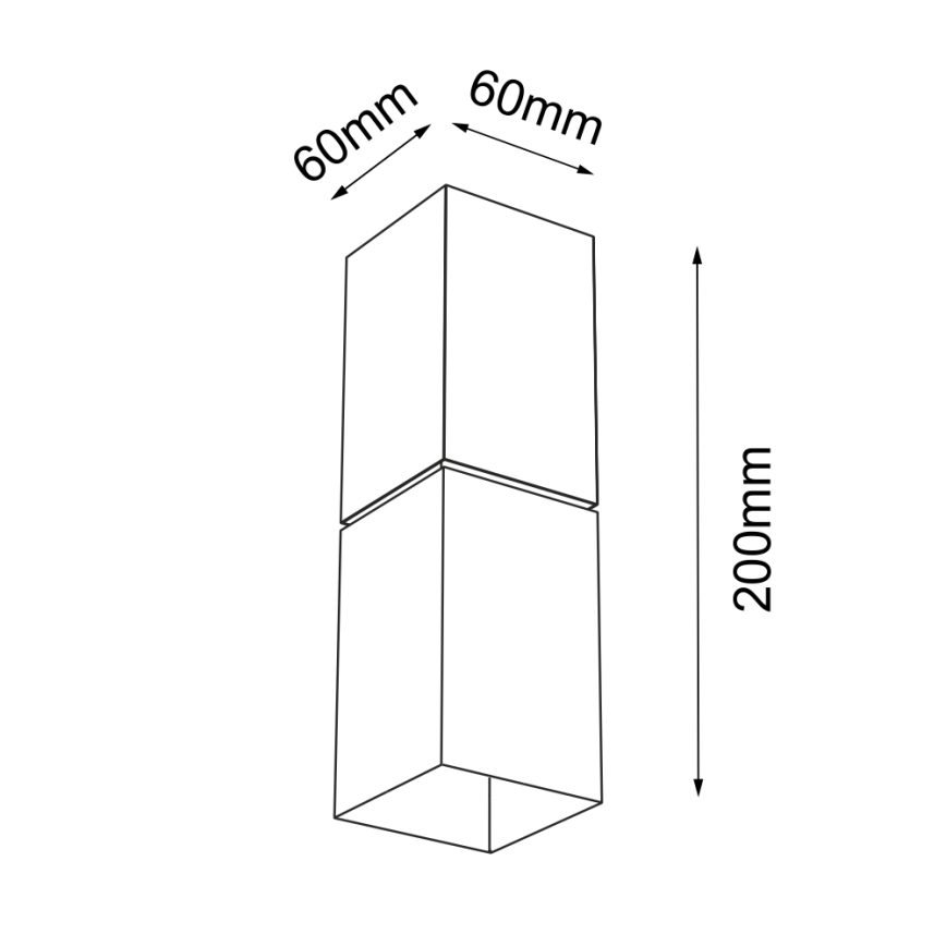 Shilo - Nástěnné svítidlo 1xG9/10W/230V černá
