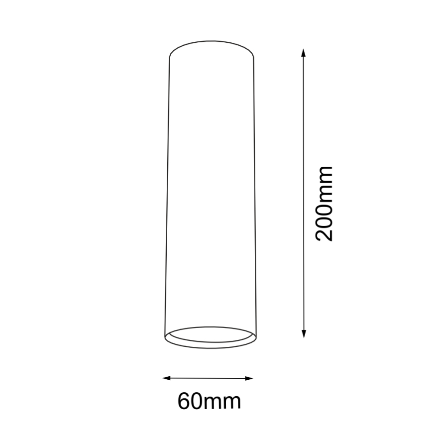 Shilo - Nástěnné svítidlo 2xGU10/15W/230V černá
