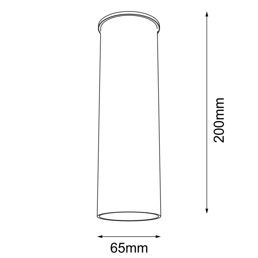 Shilo - Bodové svítidlo 1xGU10/15W/230V 20 cm bílá