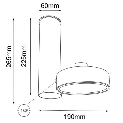 Shilo - Bodové svítidlo 1xGU10/15W/230V bílá