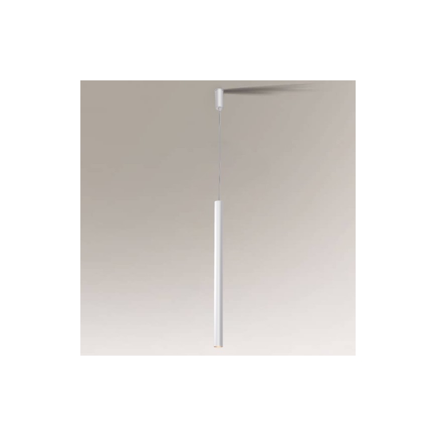 Shilo - Lustr na lanku 1xGU10-MR11/15W/230V bílá