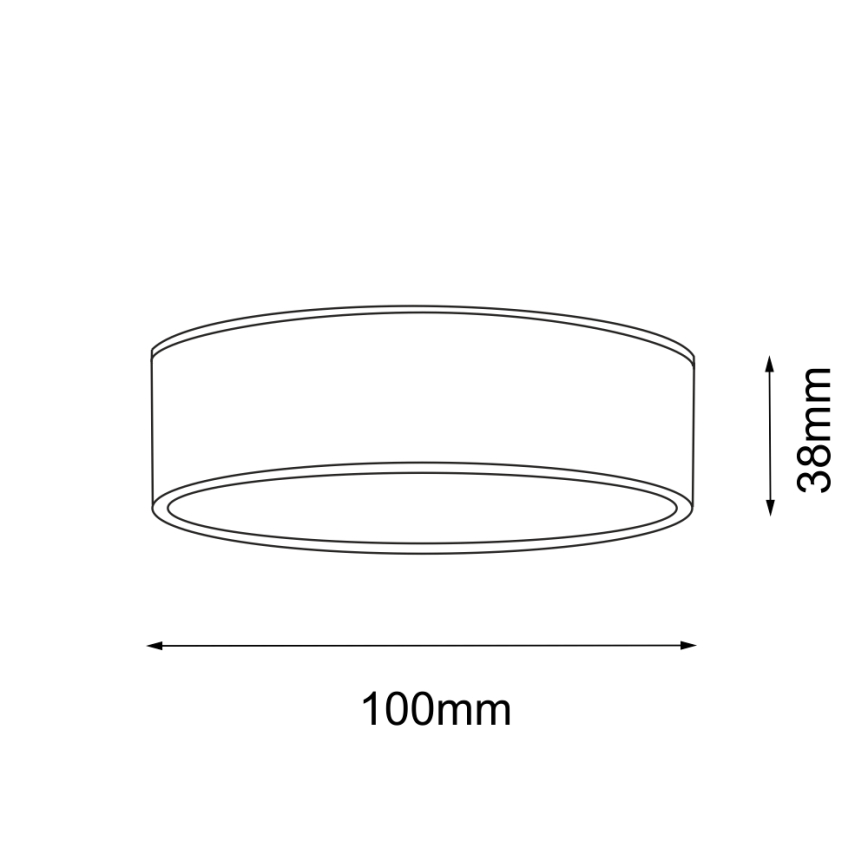 Shilo - LED Koupelnové stropní svítidlo LED/10W/230V IP44 bílá