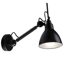 Shilo - Nástěnná lampička 1xE27/15W/230V černá