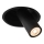 Shilo - Podhledové bodové svítidlo 1xGU10/15W/230V pr. 18,3 cm černá