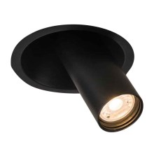 Shilo - Podhledové bodové svítidlo 1xGU10/MR11/15W/230V pr. 11 cm černá