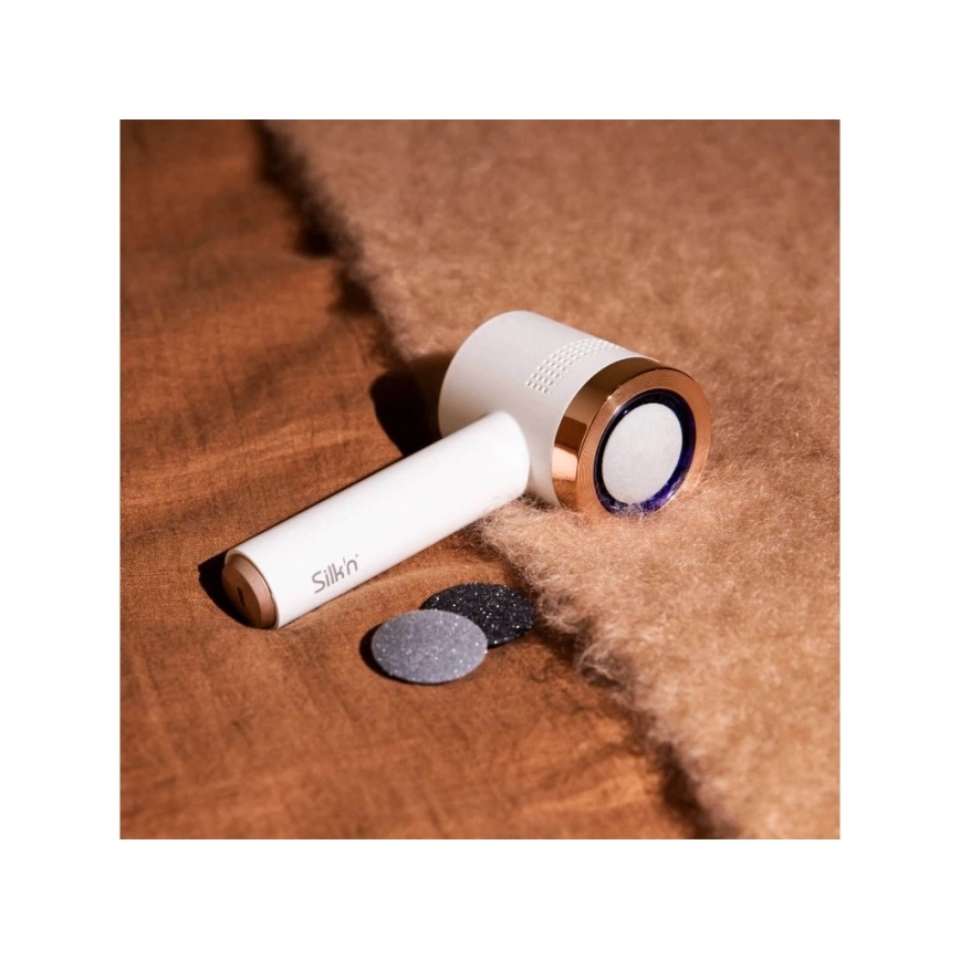 Silk’n - Elektrický pilník na chodidla VACUPEDI 5V/1500 mAh bílá/rose gold