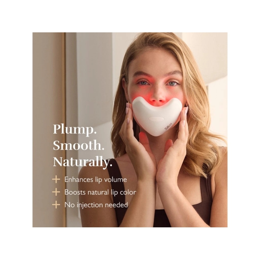 Silk’n - LED Terapeutická maska na rty LED/5V 500 mAh béžová