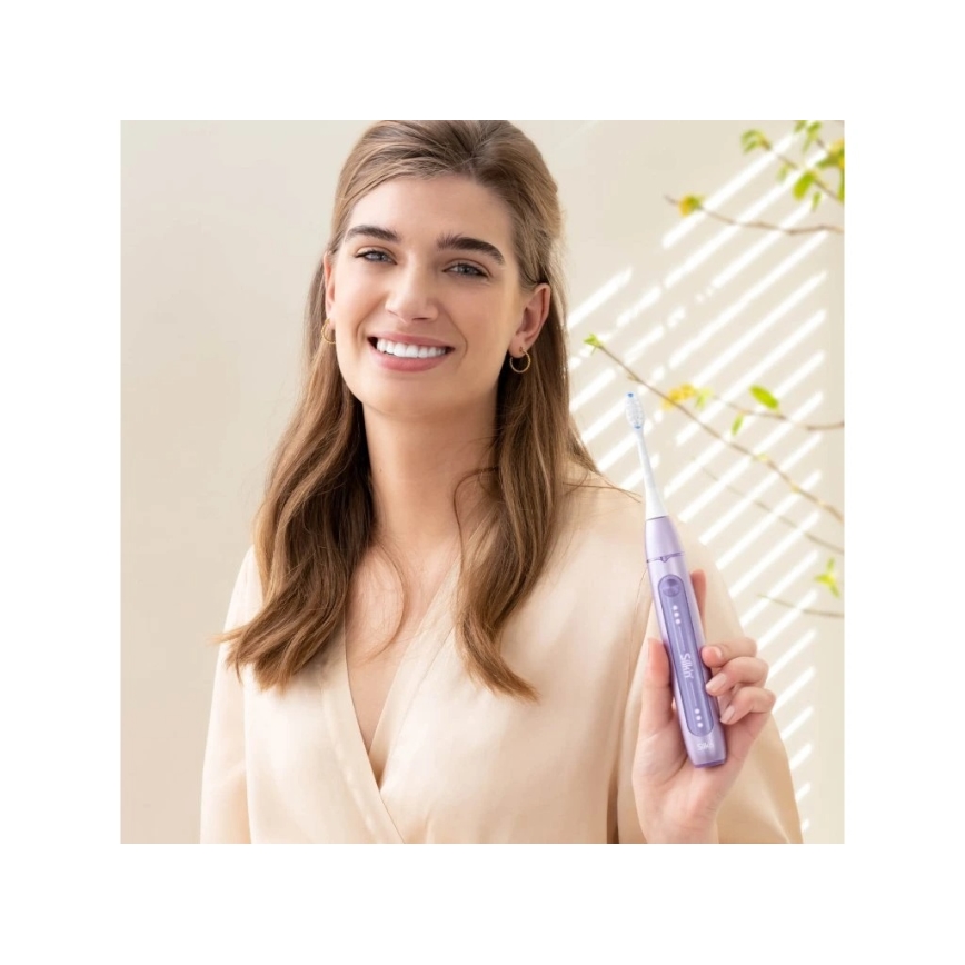 Silk’n - Sonický vibrační zubní kartáček SONIC YOU 3350 mAh IPX7 fialová