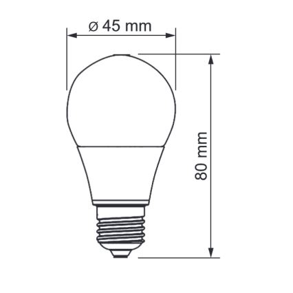 Sinclair - LED Žárovka E14/5W/230V 3000K