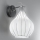 SIRU - Nástěnná lampa AURIGA 1xG9/30W/230V matný chrom/bílá benátské sklo