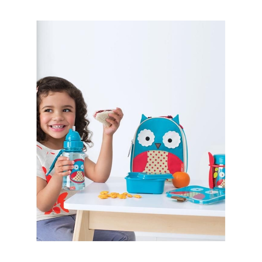 Skip Hop - Termoska na jídlo se lžičkou/vidličkou ZOO 325 ml sova