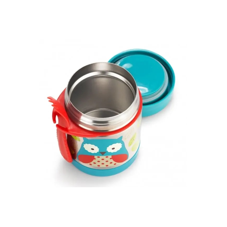 Skip Hop - Termoska na jídlo se lžičkou/vidličkou ZOO 325 ml sova