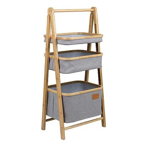 Skládací regál s košíky