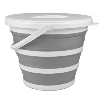 Skládací vědro s víkem 10 l