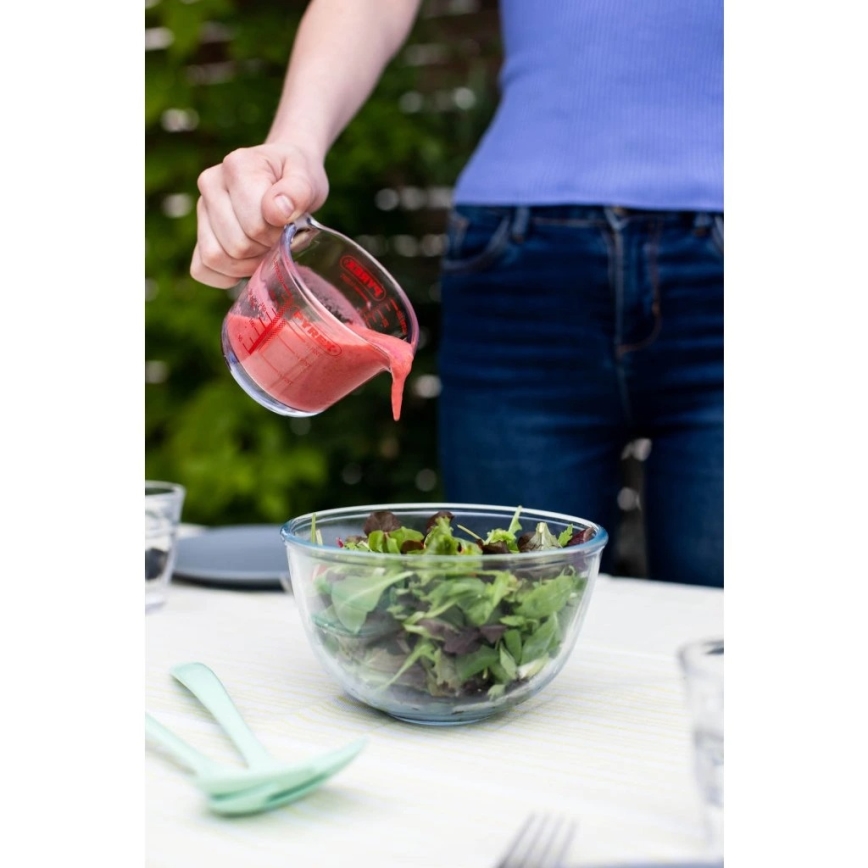 Skleněná odměrka PYREX 0,25 l