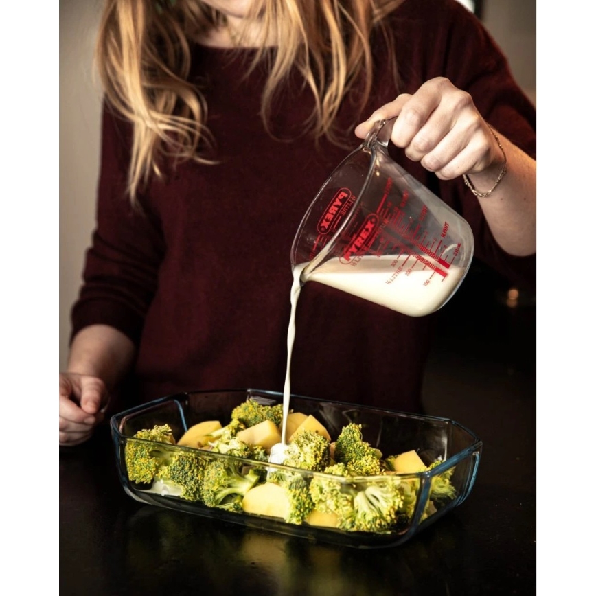 Skleněná odměrka PYREX 1 l