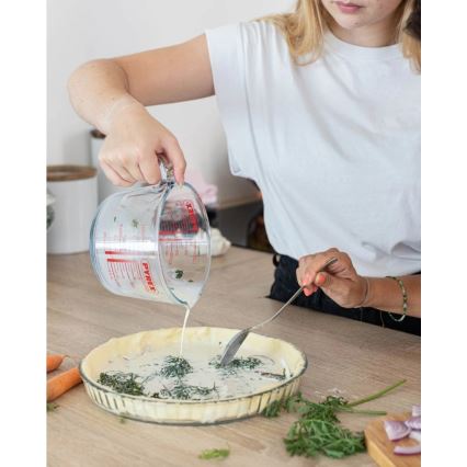 Skleněná odměrka PYREX 1 l