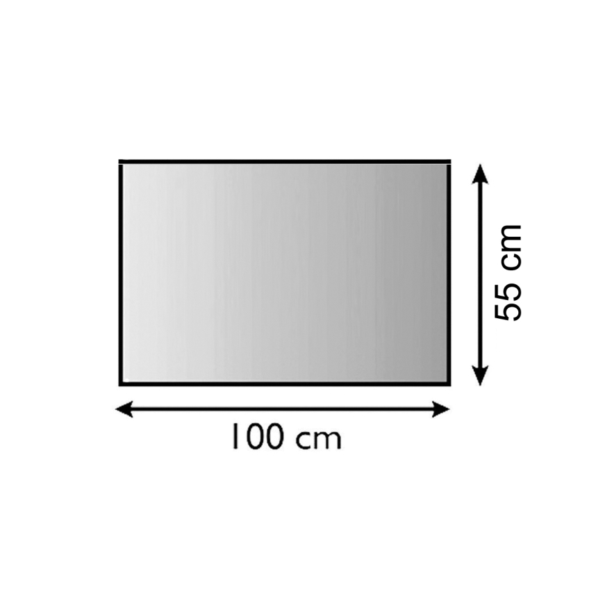 Sklo pod kamna 1000x550x6 mm obdélník