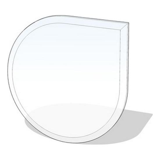 Sklo pod kamna 1100x1100x8 mm slza