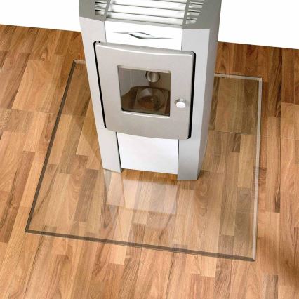 Sklo pod kamna 800x800x8 mm čtverec