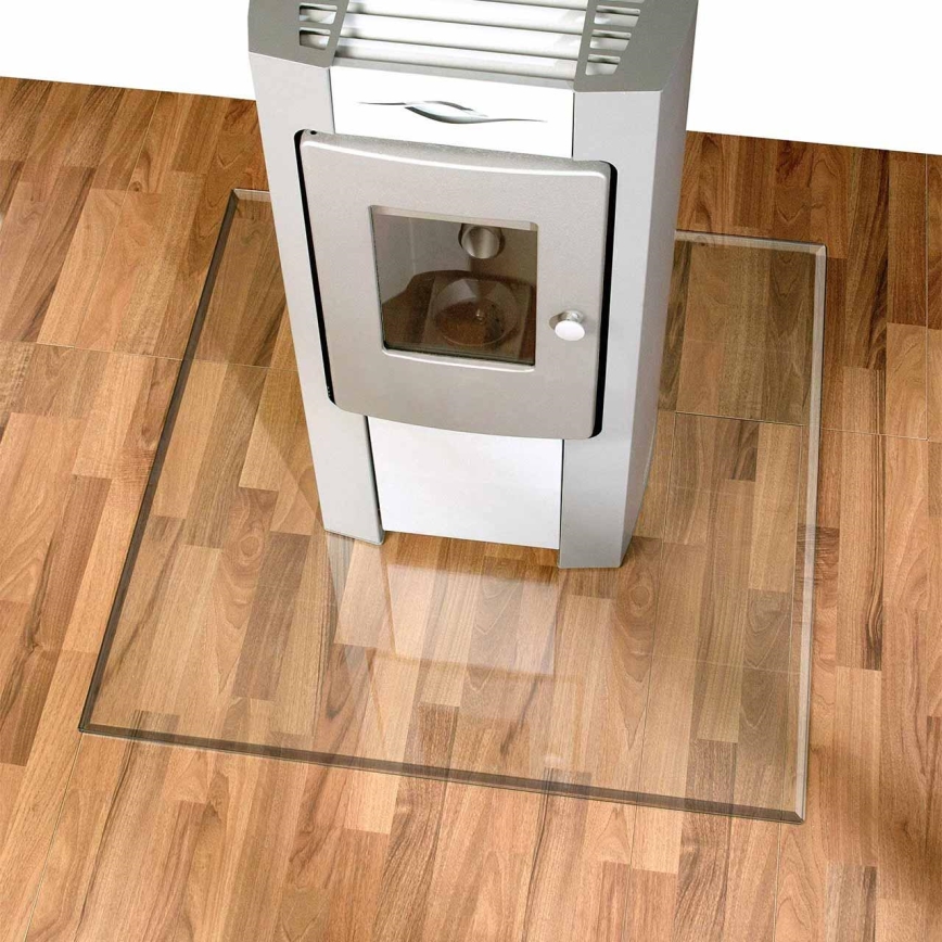 Sklo pod kamna 800x800x8 mm čtverec