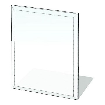 Sklo pod kamna 900x750x8 mm obdélník
