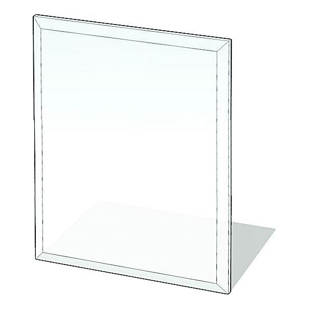 Sklo pod kamna 900x750x8 mm obdélník