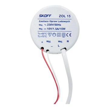 Skoff - Napájení ZOL 15 15W/10VDC Skoff - Napájení ZOL 15 15W/10VDC