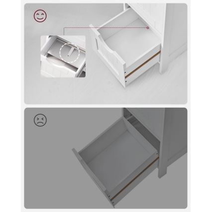 Skříňka ZARA 30x30 cm bílá