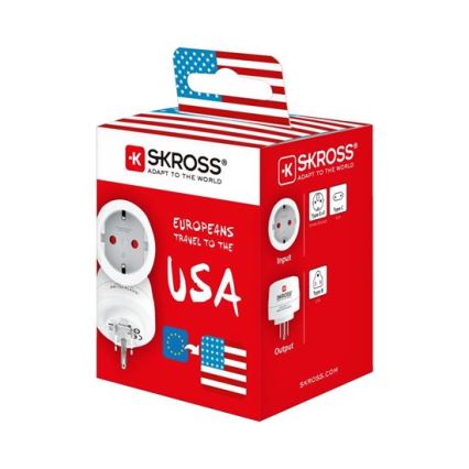 SKROSS - Cestovní adaptér USA 15A