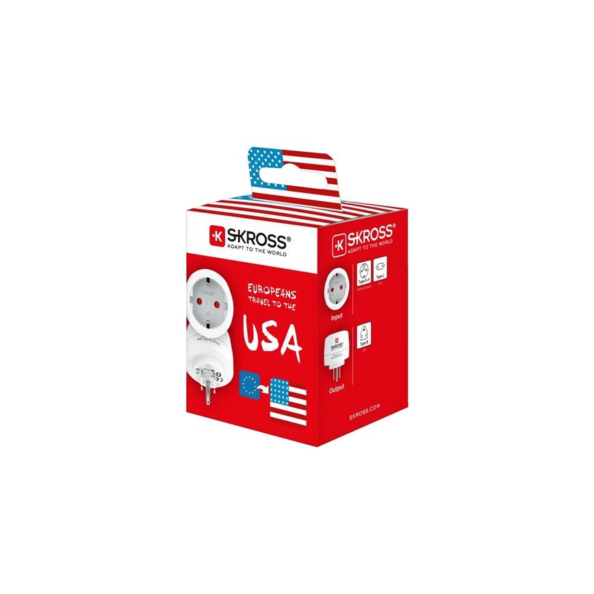 SKROSS - Cestovní adaptér USA 15A
