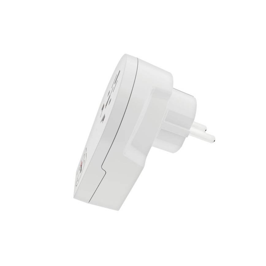Cestovní adaptér Europe USB C20PD pro cizince v ČR, USB-C 20W typ E/F