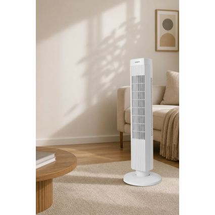 Sloupový ventilátor 50W/230V 74,5 cm bílá
