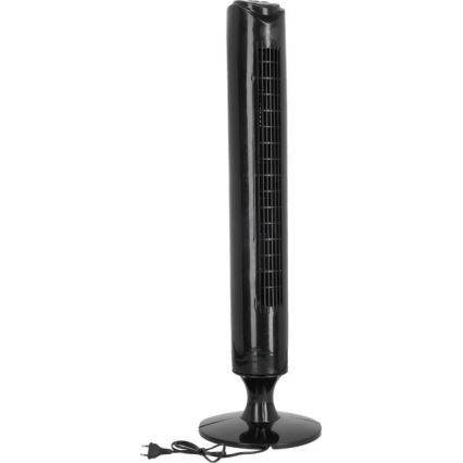 Sloupový ventilátor LISSE 45W/230V 91,4 cm černá + dálkové ovládání