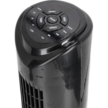 Sloupový ventilátor LISSE 45W/230V 91,4 cm černá + dálkové ovládání