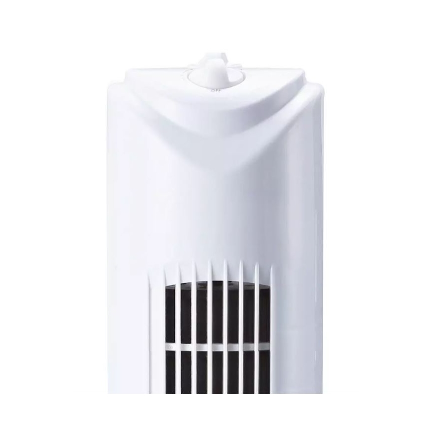 Sloupový ventilátor s časovačem 45W/230V bílá