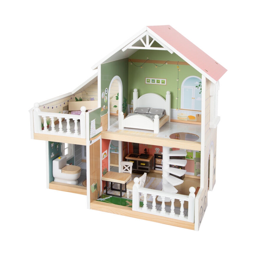 Small Foot - Dřevěný domeček pro panenky Vila