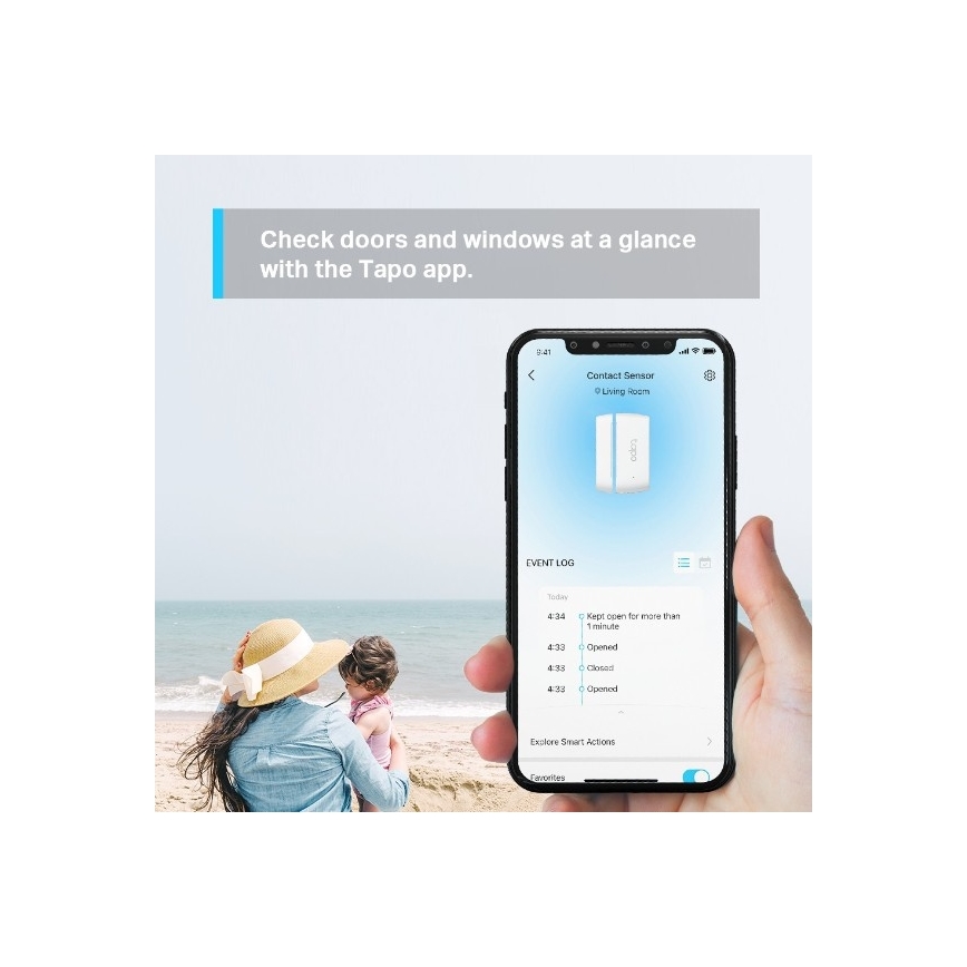 Smart kontaktní senzor 1xCR2032