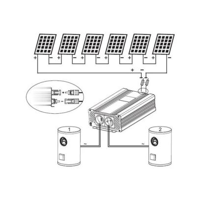 Solární invertor pro ohřev vody ECO Solar Boost Evo MPPT-4000 4kW