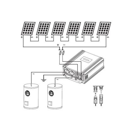 Solární invertor pro ohřev vody ECO Solar Boost Evo MPPT-4000 4kW PRO